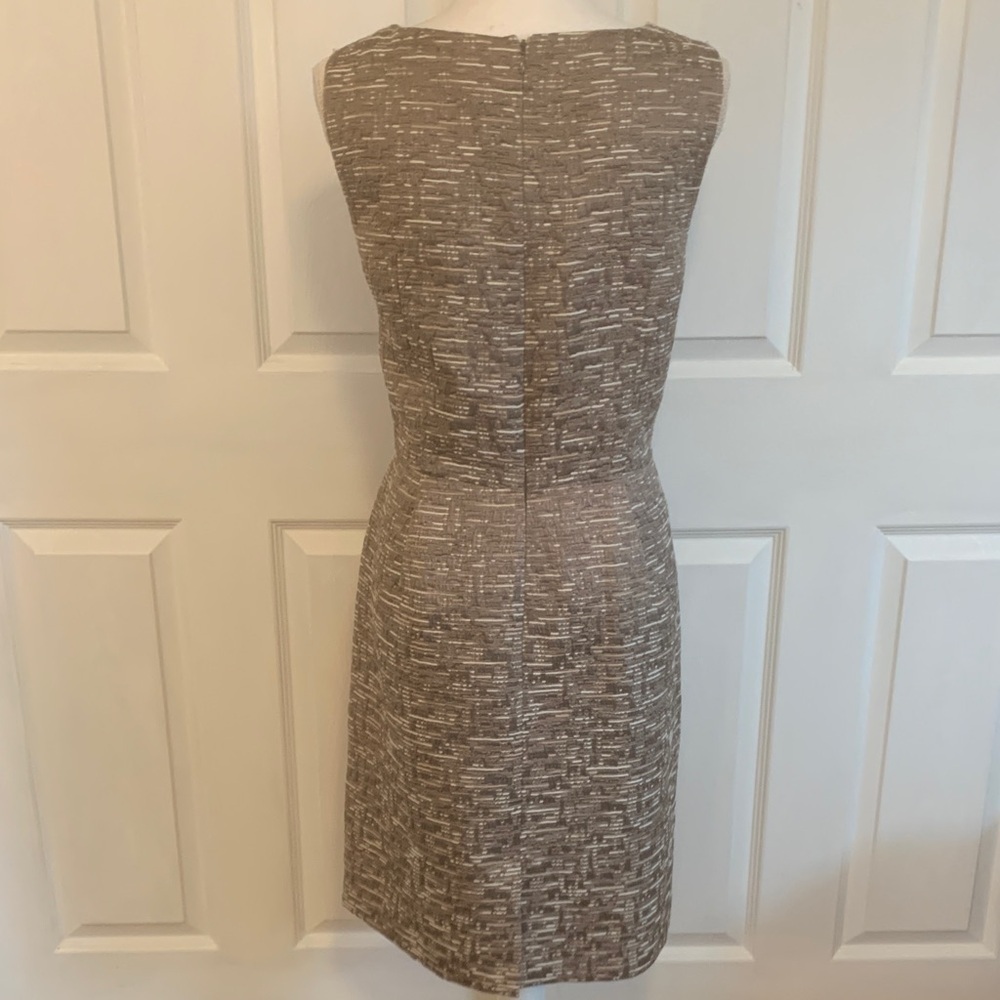 Banana Republic Textured Brown Midi Dress - Picture 4 of 5